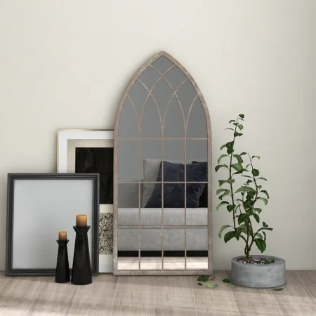 Espejo de interior hierro color arena 100x45 cm by , Mirrors - Ref: Foro24-3093511, Price: 122,19 €, Discount: %