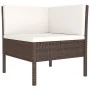 Set muebles de jardín 8 pzas y cojines ratán sintético marrón von , Gartensets - Ref: Foro24-3094419, Preis: 688,90 €, Rabatt: %