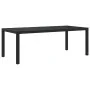 Set comedor de jardín 9 piezas y cojines ratán sintético negro by , Garden sets - Ref: Foro24-3094846, Price: 642,43 €, Disco...
