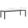 Set comedor de jardín 9 piezas y cojines ratán sintético negro von , Gartensets - Ref: Foro24-3094871, Preis: 779,92 €, Rabat...