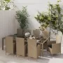 Set comedor de jardín 11 piezas y cojines ratán sintético beige by , Garden sets - Ref: Foro24-3094908, Price: 882,40 €, Disc...