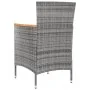 Set de comedor de jardín 5 pzas y cojines ratán sintético gris von , Gartensets - Ref: Foro24-3094934, Preis: 412,78 €, Rabat...