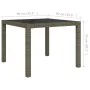 Set de comedor de jardín 5 pzas y cojines ratán sintético gris von , Gartensets - Ref: Foro24-3094934, Preis: 412,78 €, Rabat...
