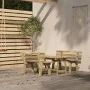 Juego de comedor de jardín 3 piezas madera de pino impregnada by , Garden sets - Ref: Foro24-3096602, Price: 366,63 €, Discou...
