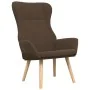 Sillón de relax con taburete tela marrón by , Armchairs - Ref: Foro24-3097885, Price: 141,46 €, Discount: %