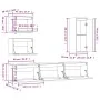 Muebles para TV 6 piezas madera maciza de pino von , TV-Möbel - Ref: Foro24-3100184, Preis: 243,40 €, Rabatt: %