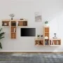 Muebles para TV 6 piezas madera maciza de pino de , Muebles TV - Ref: Foro24-3100254, Precio: 277,80 €, Descuento: %