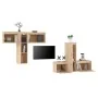 Muebles para TV 6 piezas madera maciza de pino de , Muebles TV - Ref: Foro24-3100254, Precio: 277,80 €, Descuento: %