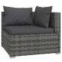 Set de muebles de jardín 6 pzas y cojines ratán sintético gris von , Gartensets - Ref: Foro24-3101717, Preis: 716,24 €, Rabat...