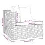 Set de muebles de jardín 6 pzas y cojines ratán sintético gris von , Gartensets - Ref: Foro24-3101717, Preis: 716,24 €, Rabat...
