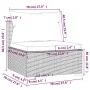 Set de muebles de jardín 6 pzas y cojines ratán sintético gris von , Gartensets - Ref: Foro24-3101717, Preis: 716,24 €, Rabat...