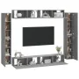 Set de muebles para TV 8 pzas madera contrachapada gris Sonoma de , Muebles TV - Ref: Foro24-3114300, Precio: 376,26 €, Descu...