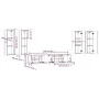 Set de muebles para TV 6 piezas madera contrachapada blanco von , TV-Möbel - Ref: Foro24-3114342, Preis: 294,20 €, Rabatt: %