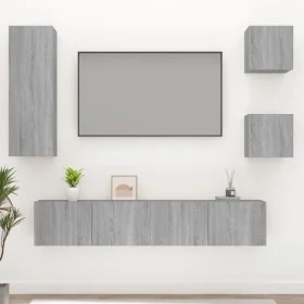 Set de muebles para TV 5 pzas madera contrachapada gris Sonoma von , TV-Möbel - Ref: Foro24-3114444, Preis: 142,71 €, Rabatt: %