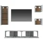 Set de muebles para TV 5 pzas madera contrachapada gris Sonoma von , TV-Möbel - Ref: Foro24-3114444, Preis: 142,71 €, Rabatt: %