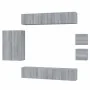 Set de muebles para TV 8 pzas madera contrachapada gris Sonoma von , TV-Möbel - Ref: Foro24-3114492, Preis: 254,87 €, Rabatt: %