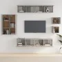 Set de muebles para TV 8 pzas madera contrachapada gris Sonoma von , TV-Möbel - Ref: Foro24-3114492, Preis: 254,87 €, Rabatt: %
