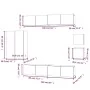 Set de muebles para TV 8 pzas madera contrachapada gris Sonoma von , TV-Möbel - Ref: Foro24-3114492, Preis: 254,87 €, Rabatt: %