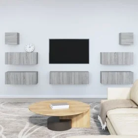 Set de muebles para TV 7 pzas madera contrachapada gris Sonoma von , TV-Möbel - Ref: Foro24-3114548, Preis: 213,36 €, Rabatt: %