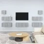 Set de muebles para TV 7 pzas madera contrachapada gris Sonoma von , TV-Möbel - Ref: Foro24-3114548, Preis: 213,36 €, Rabatt: %