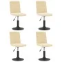 Sillas de comedor giratorias 4 unidades terciopelo crema von , Essstühle - Ref: Foro24-3089288, Preis: 218,91 €, Rabatt: %