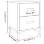 Mesitas de noche 2 uds madera maciza de pino negro 36x30x45 cm by , Nightstands - Ref: Foro24-3120339, Price: 163,37 €, Disco...