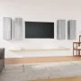 Muebles TV 4 uds madera contrachapada gris Sonoma 30,5x30x90 cm de , Muebles TV - Ref: Foro24-3120330, Precio: 163,11 €, Desc...