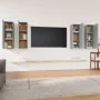 Muebles TV 4 uds madera contrachapada gris Sonoma 30,5x30x90 cm de , Muebles TV - Ref: Foro24-3120330, Precio: 163,11 €, Desc...