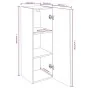 Muebles TV 4 uds madera contrachapada gris Sonoma 30,5x30x90 cm de , Muebles TV - Ref: Foro24-3120330, Precio: 163,11 €, Desc...