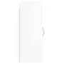 Armario de pared madera ingeniería blanco brillo 34,5x34x90 cm by , Sideboards - Ref: Foro24-834996, Price: 57,52 €, Discount: %