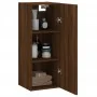 Armario de pared madera ingeniería marrón roble 34,5x34x90 cm de , Aparadores - Ref: Foro24-835001, Precio: 47,75 €, Descuent...