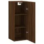 Armario de pared madera ingeniería marrón roble 34,5x34x90 cm de , Aparadores - Ref: Foro24-835001, Precio: 47,75 €, Descuent...