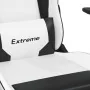 Silla gaming cuero sintético blanco y negro von , Gaming-Stühle - Ref: Foro24-3143697, Preis: 116,37 €, Rabatt: %