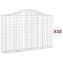 Cestas gaviones 30 uds forma de arco hierro 200x30x120/140 cm by , Pots and planters - Ref: Foro24-3145468, Price: 2,00 €, Di...