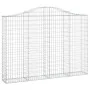 Cestas gaviones 12 uds forma de arco hierro 200x30x140/160 cm by , Pots and planters - Ref: Foro24-3145482, Price: 1,00 €, Di...