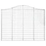 Cestas gaviones 12 uds forma de arco hierro 200x30x140/160 cm by , Pots and planters - Ref: Foro24-3145482, Price: 1,00 €, Di...
