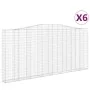 Cestas de gaviones 6 uds forma de arco hierro 400x30x180/200 cm de , Maceteros y jardineras - Ref: Foro24-3145882, Precio: 1,...