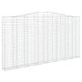 Cestas de gaviones 5 uds forma de arco hierro 400x30x200/220 cm by , Pots and planters - Ref: Foro24-3145894, Price: 1,00 €, ...