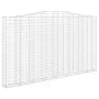 Cestas de gaviones 5 uds forma de arco hierro 400x30x220/240 cm by , Pots and planters - Ref: Foro24-3145907, Price: 1,00 €, ...