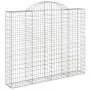 Cestas gaviones 2 uds forma de arco hierro 200x30x160/180 cm by , Pots and planters - Ref: Foro24-3146173, Price: 207,79 €, D...