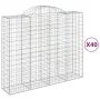 Cestas gaviones 40 uds forma de arco hierro 200x50x160/180 cm by , Pots and planters - Ref: Foro24-3146401, Price: 4,00 €, Di...