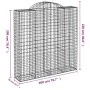 Cestas de gaviones 11 uds forma de arco hierro 200x50x200/220cm by , Pots and planters - Ref: Foro24-3146434, Price: 1,00 €, ...