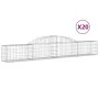 Cestas de gaviones 20 uds forma de arco hierro 300x30x40/60 cm by , Pots and planters - Ref: Foro24-3146481, Price: 1,00 €, D...
