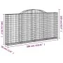 Cestas de gaviones 30 uds forma de arco hierro 300x30x140/160cm by , Pots and planters - Ref: Foro24-3146573, Price: 3,00 €, ...