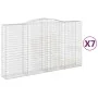 Cestas de gaviones 7 uds forma de arco hierro 400x50x220/240 cm by , Pots and planters - Ref: Foro24-3147079, Price: 2,00 €, ...