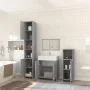 Set de muebles de baño 4 pzas madera contrachapada gris sonoma by , Bathroom furniture - Ref: Foro24-3154404, Price: 178,32 €...