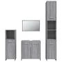 Set de muebles de baño 4 pzas madera contrachapada gris sonoma by , Bathroom furniture - Ref: Foro24-3154404, Price: 178,32 €...