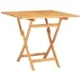 Juego de comedor para jardín 5 piezas madera maciza de teca de , Conjuntos de jardín - Ref: Foro24-3155035, Precio: 439,81 €,...