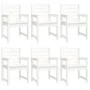 Juego de comedor de jardín 7 piezas madera maciza pino blanco by , Garden sets - Ref: Foro24-3154714, Price: 580,20 €, Discou...