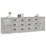 Aparadores 3 piezas madera contrachapada gris hormigón by , Sideboards - Ref: Foro24-3185291, Price: 316,62 €, Discount: %